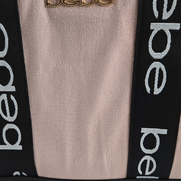Bebe Pink and Black Tote Bags with Modern Design - Picture 3 of 15